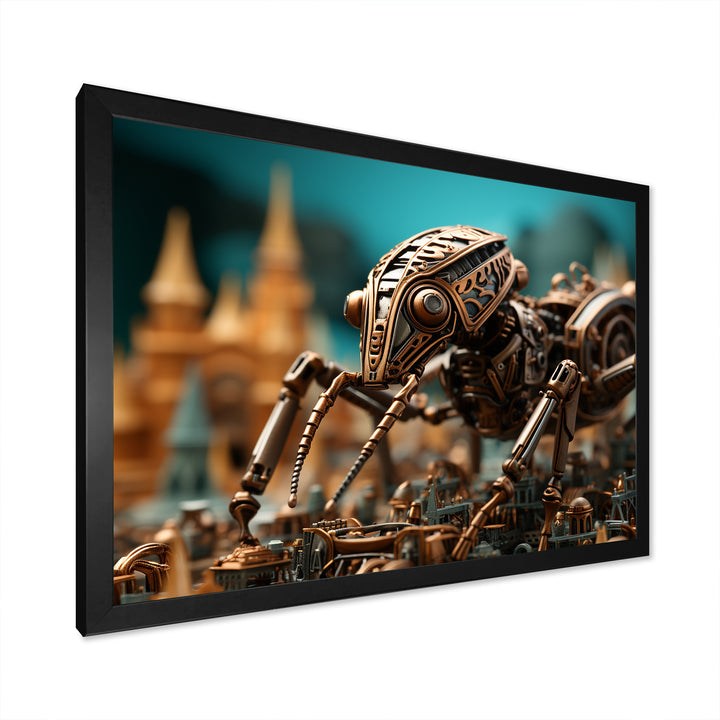 Steampunk Excavators Bronze Ants - Ant Wall Art Prints