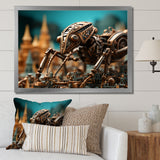 Steampunk Excavators Bronze Ants - Ant Wall Art Prints