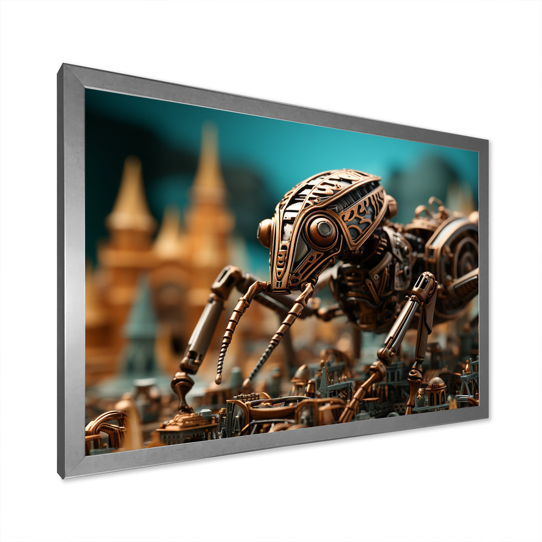 Steampunk Excavators Bronze Ants - Ant Wall Art Prints