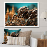 Steampunk Excavators Bronze Ants - Ant Wall Art Prints