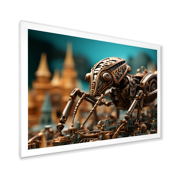 Steampunk Excavators Bronze Ants - Ant Wall Art Prints