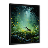 Undergrowth Explorer Moss Green Ant - Green Ant Wall Art