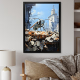 Urban Explorer Concrete Ant - Gray Ant Wall Art