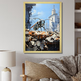 Urban Explorer Concrete Ant - Gray Ant Wall Art