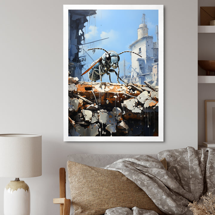 Urban Explorer Concrete Ant - Gray Ant Wall Art