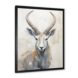 Minimalism Antelope Ibex - Antelope Living Room Wall Art