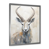Minimalism Antelope Ibex - Antelope Living Room Wall Art
