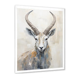 Minimalism Antelope Ibex - Antelope Living Room Wall Art