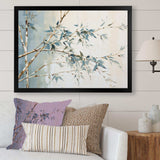 Green Zen Moment Bamboo - Floral Canvas Wall Art