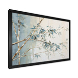 Green Zen Moment Bamboo - Floral Canvas Wall Art