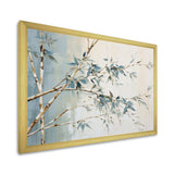 Green Zen Moment Bamboo - Floral Canvas Wall Art