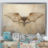 Minimalism Bat Open Wings - Bat Wall Art Prints