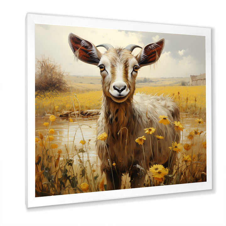 Meadow Goats Glee - Goat Home Decor Art