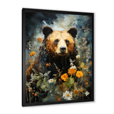 Portrait Of A Bear On Mountain - Brown Bear Wall Art