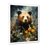 Portrait Of A Bear On Mountain - Brown Bear Wall Art
