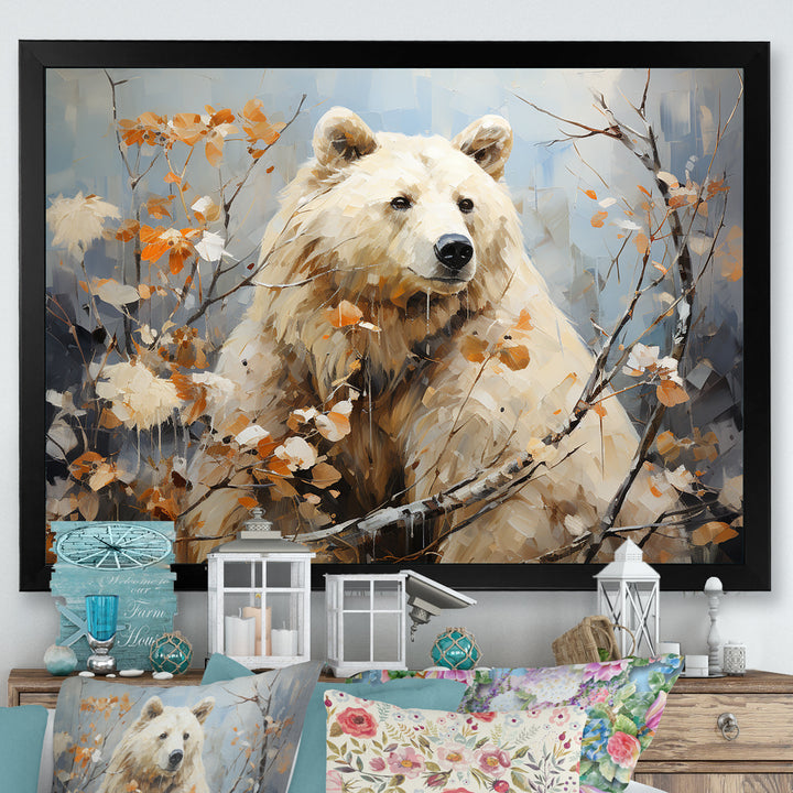 Contemporary Bear Grace - Bear Canvas Wall Art