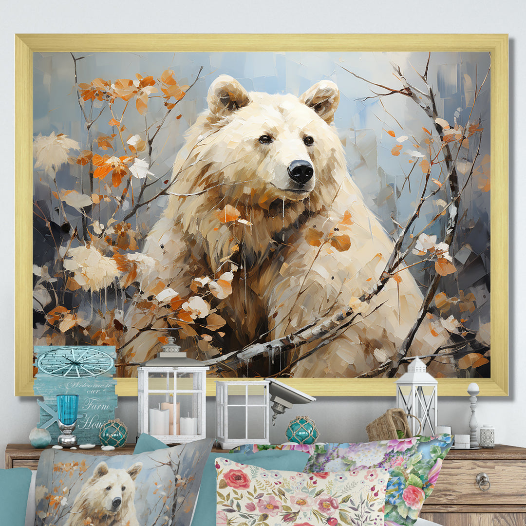 Contemporary Bear Grace - Bear Canvas Wall Art