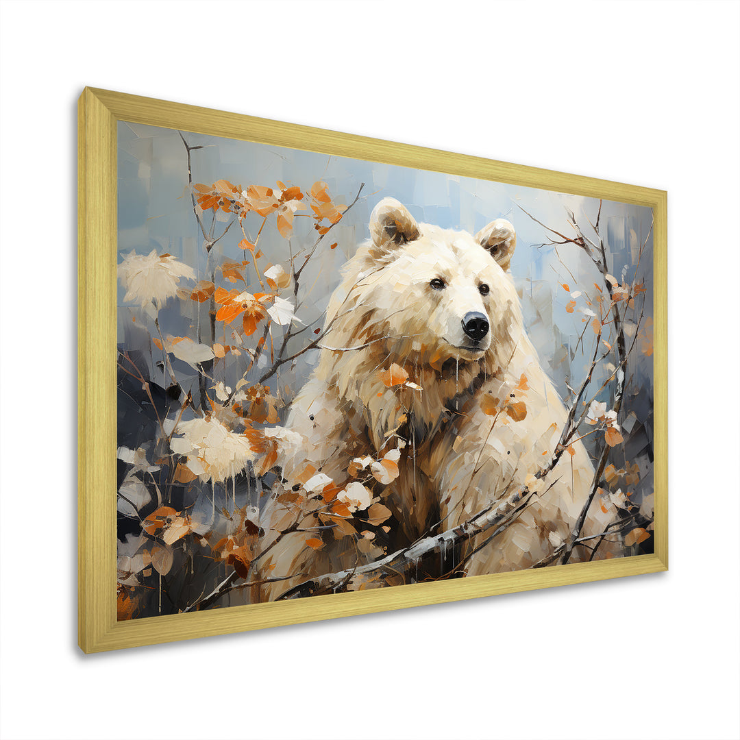 Contemporary Bear Grace - Bear Canvas Wall Art