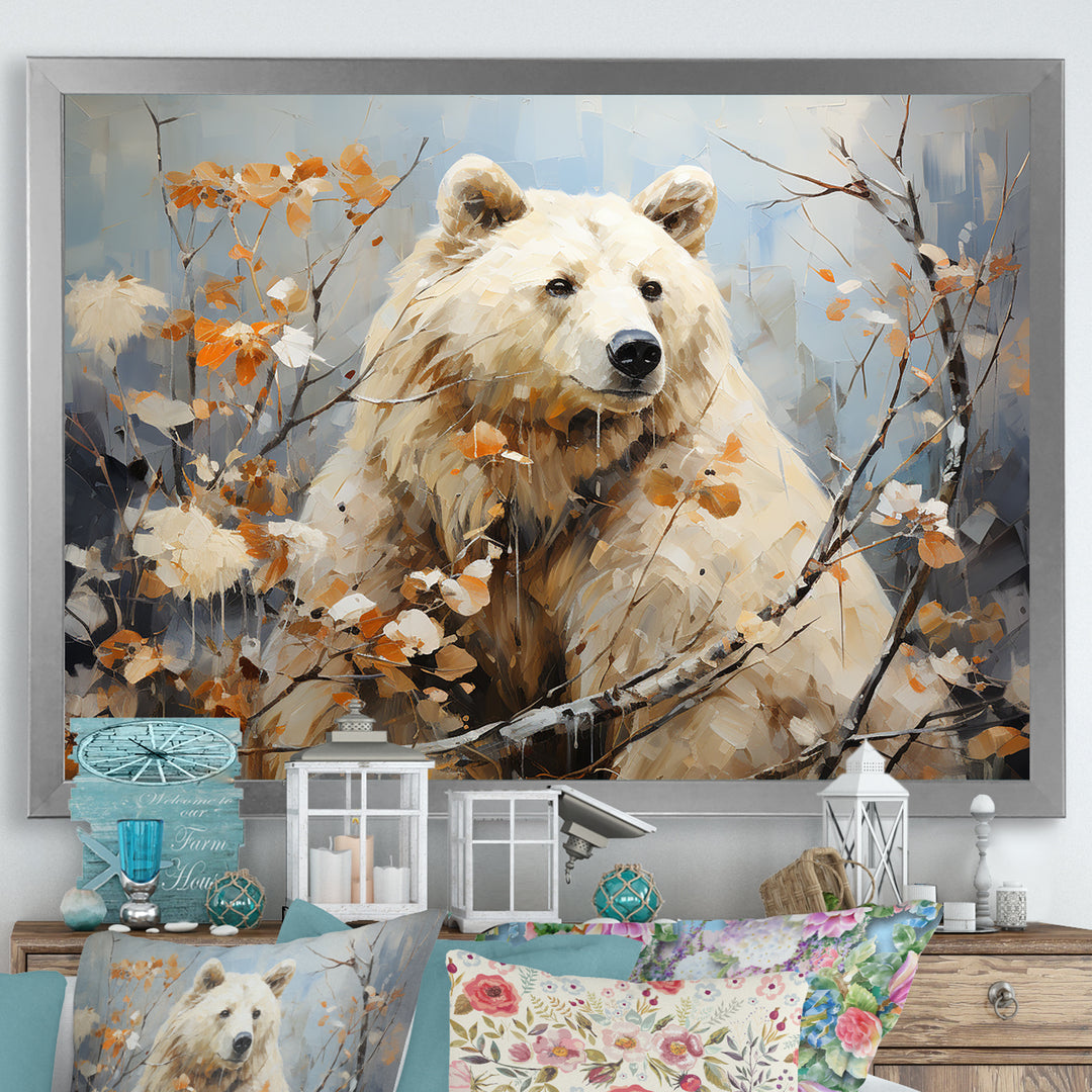 Contemporary Bear Grace - Bear Canvas Wall Art