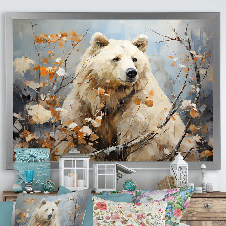 Contemporary Bear Grace - Bear Canvas Wall Art