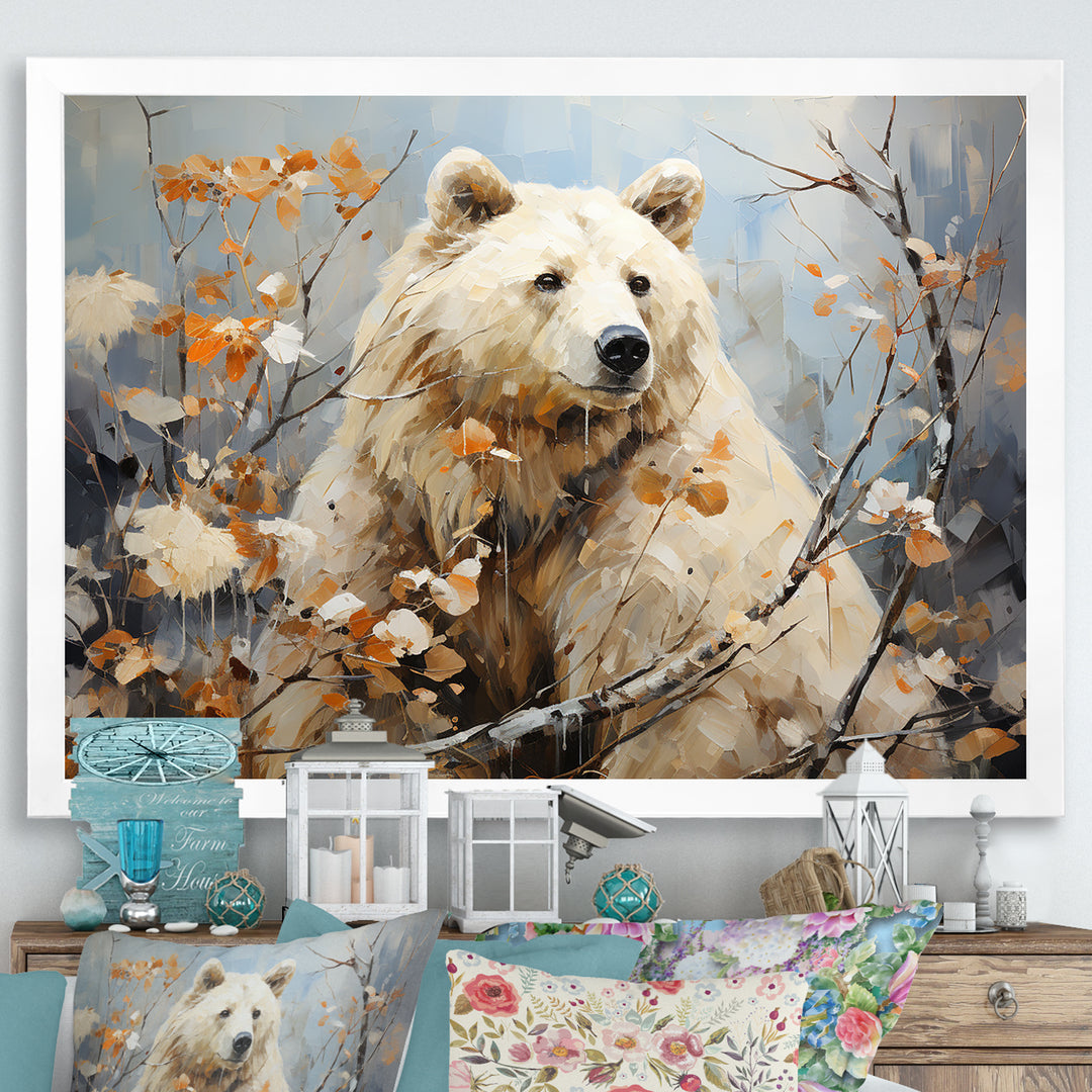 Contemporary Bear Grace - Bear Canvas Wall Art