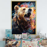 Cosmic Grizzly Bear Journey - Bear Wall Art Prints