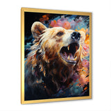 Cosmic Grizzly Bear Journey - Bear Wall Art Prints