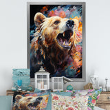Cosmic Grizzly Bear Journey - Bear Wall Art Prints