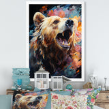 Cosmic Grizzly Bear Journey - Bear Wall Art Prints