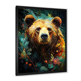 Expressionist Grizzly Bear Vigor - Bear Wall Art Prints
