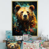 Expressionist Grizzly Bear Vigor - Bear Wall Art Prints