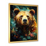 Expressionist Grizzly Bear Vigor - Bear Wall Art Prints