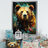 Expressionist Grizzly Bear Vigor - Bear Wall Art Prints