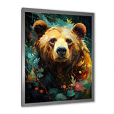 Expressionist Grizzly Bear Vigor - Bear Wall Art Prints