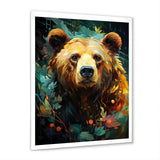 Expressionist Grizzly Bear Vigor - Bear Wall Art Prints