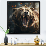 Expressionist Portrayal Of A Bear - Brown Bear Wall Art