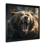Expressionist Portrayal Of A Bear - Brown Bear Wall Art