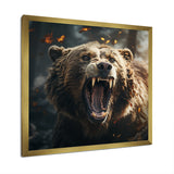 Expressionist Portrayal Of A Bear - Brown Bear Wall Art