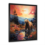A Grizzly Bear In A Dreamy Retreat - Bear Home Decor Art