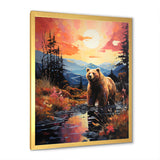 A Grizzly Bear In A Dreamy Retreat - Bear Home Decor Art