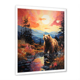 A Grizzly Bear In A Dreamy Retreat - Bear Home Decor Art