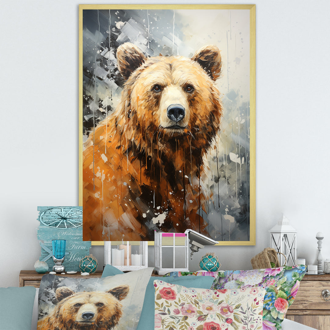 Majestic Mountain Bear - Bear Canvas Wall Art