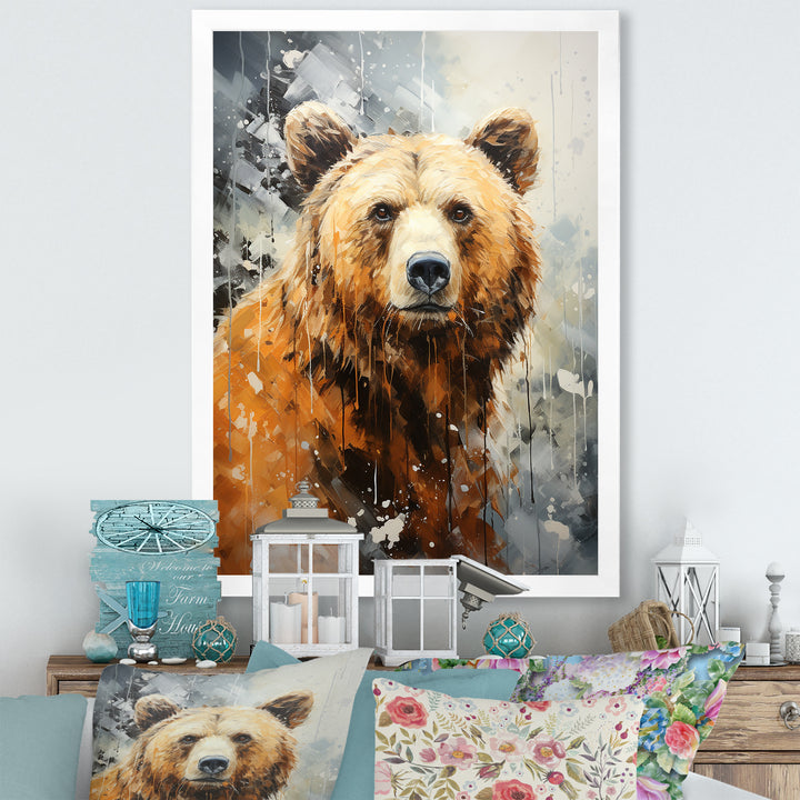 Majestic Mountain Bear - Bear Canvas Wall Art