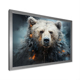 Minimalism Bear Black And White - Black Bear Wall Art