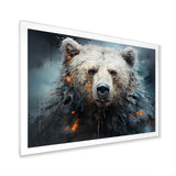 Minimalism Bear Black And White - Black Bear Wall Art