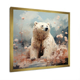 Polar Bear In Pastel Serenity - Bear Home Decor Art