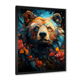 Pop Art Grizzly Bear Popularity - Bear Living Room Wall Art