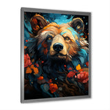 Pop Art Grizzly Bear Popularity - Bear Living Room Wall Art