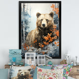 Surreal Grizzly Bear Dreamscape - Bear Canvas Wall Art