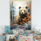 Surreal Grizzly Bear Dreamscape - Bear Canvas Wall Art